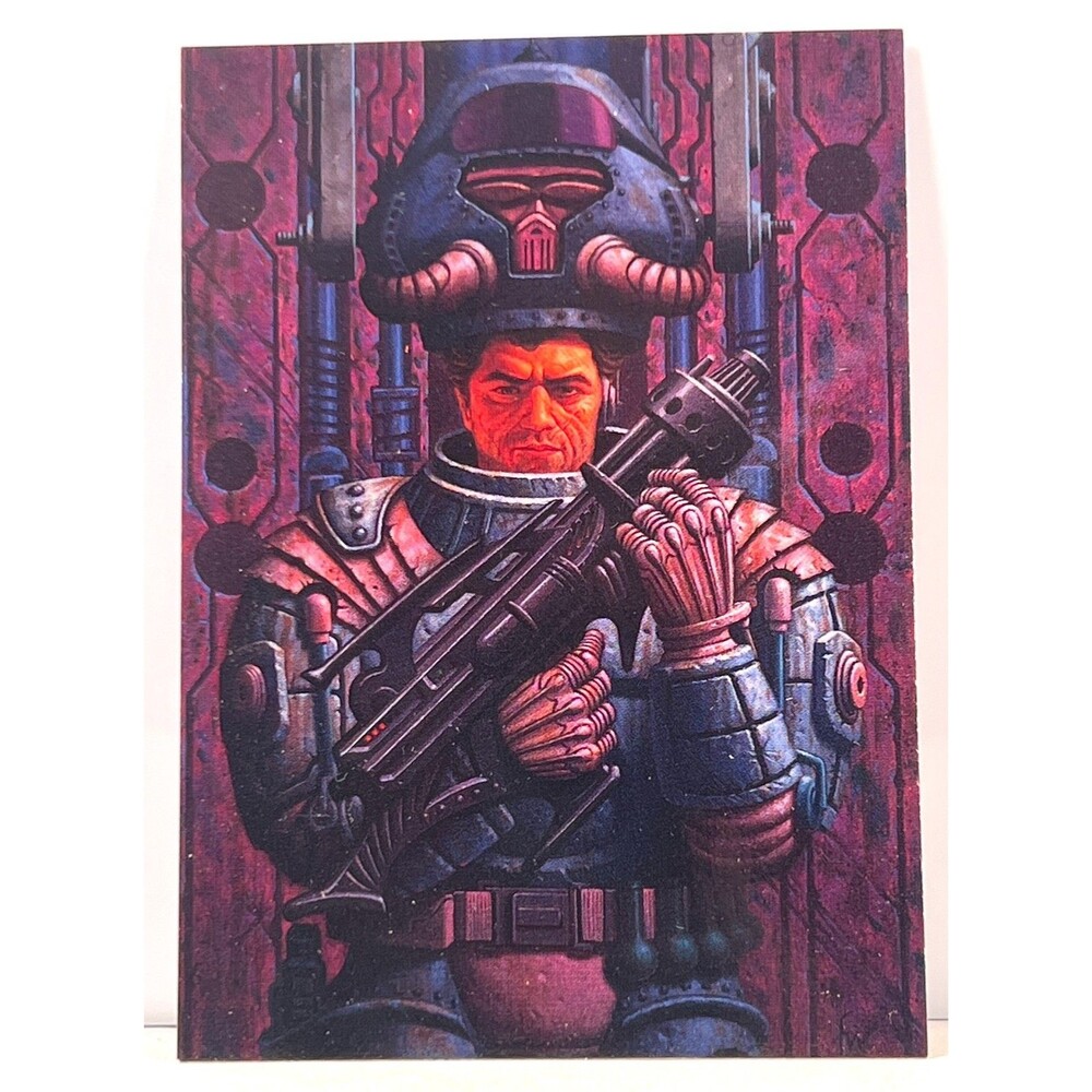 1986 Starship Troopers Novel Cover Art Card By James Warhola TCG CCG  Scifi